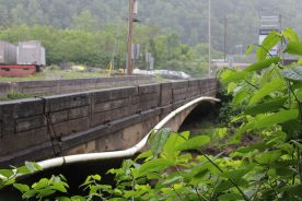 Photo of Mount Gay Deck Arch Bridge